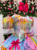 Vestido Marie Junino Luxo Balão Encantado