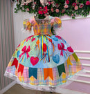 Vestido Marie Junino Luxo Balão Encantado