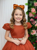 Vestido Marie Longo Heloisa Terracota