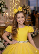 Vestido Marie Longo Heloisa Amarelo