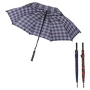 Guarda-Chuva Automático Xadrez 102cm Cabo Reto  Cores Sortidas