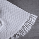 Manta para Sofá Grid 1 Peça 2,10m x 1,35m 60% Algodão / 40% Poliéster Jacquard com Franja
