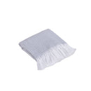 Manta para Sofá Grid 1 Peça 2,10m x 1,35m 60% Algodão / 40% Poliéster Jacquard com Franja