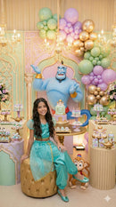 Fantasia Princesa Belli Princesa Jasmine Verde Tiffany