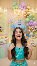 Fantasia Princesa Belli Princesa Jasmine Verde Tiffany