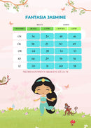Fantasia Princesa Belli Princesa Jasmine Verde Tiffany