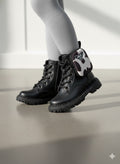 Bota\Coturno Nilqi Mimosa Preto