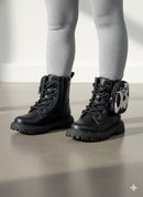 Bota\Coturno Nilqi Mimosa Preto