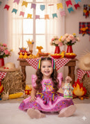Romper/Vestido Princesa Belli Junino Florzinha do Arraiá