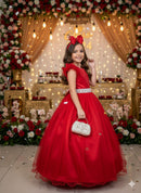 Vestido Marie Longo Amanda Vermelho