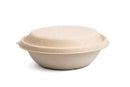 Bowl Com Tampa Palha de Milho 500ml Biodegradável - 25un