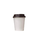 Copo Papel Branco 110ml Bio com Tampa Bico Preta - 1.000un