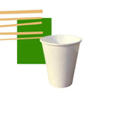 Copo Papel Branco 200ml Biodegradável Térmico - 1.000un
