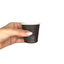 ML (Copos Térmicos) Copo Papel Preto 110ml Biodegradável Térmico - 100un