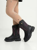 Bota\Coturno Nilqi Bella Preto