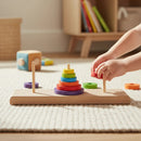 Torre de Hanoi Brinquedo educativo infantil em Madeira e EVA Pedagógico