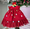 Vestido Vila Lele Jardim das Borboletas Baby Liz + Saiote