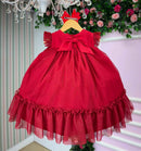 Vestido Vila Lele Jardim das Borboletas Baby Liz + Saiote