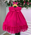 Vestido Vila Lele Jardim das Borboletas Baby Liz + Saiote