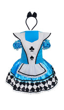 Fantasia bebê ALICE LUXO INFANTIL