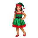 FANTASIA DE DUENDE INFANTIL FANTASIA DE NATAL MENINA INFANTIL