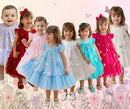 Vestido Vila Lele Jardim das Borboletas Baby Liz
