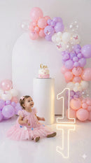 Vestido Vila Lele Jardim das Borboletas Baby Liz Rosa Bebe