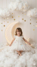 Vestido Vila Lele Jardim das Borboletas Baby Liz Off