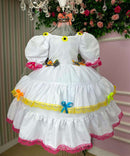 Vestido Junino Banana Club Luxo Noivinha