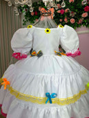 Vestido Junino Banana Club Luxo Noivinha