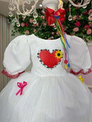 Vestido Junino Banana Club Luxo Noivinha