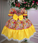 Vestido Marie Junino Quermesse de Luxo + Saiote