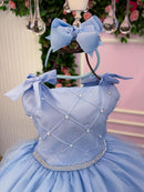 Vestido Marie Mariely Azul Bebe