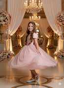 Vestido Juvenil Vila Lele Luiza Rose