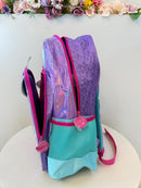 Mochila de Costas Média Holográfica Sereia C/ Paetê