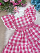 Vestido Banana Club Aline Xadrez