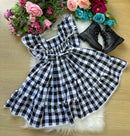 Vestido Banana Club Aline Xadrez Mãe e Filha