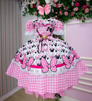 Vestido Junino Tematico Luxo Minnie