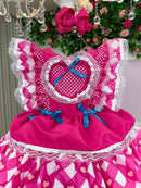 Vestido Bella Child Junino Quermesse do Coração