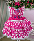 Vestido Bella Child Junino Quermesse do Coração