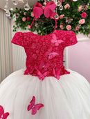 Vestido Juvenil - Midi Vila Lele Sabrina + Saiote