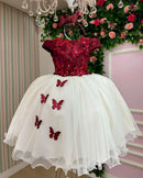 Vestido Juvenil - Midi Vila Lele Sabrina + Saiote