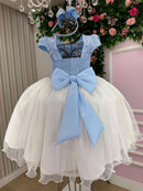 Vestido Juvenil - Midi Vila Lele Sabrina + Saiote