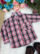 Camisa Junina Xadrez Liam Branco