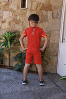 Fantasia Meninos Flash com Máscara