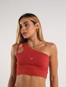 Top fitness de poliamida com bojo removivel - Manu