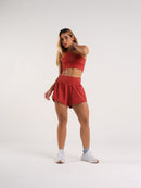 Short duplo fitness na poliamida - Manu