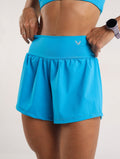 Short duplo fitness na poliamida - Manu