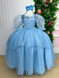 Vestido Bella Child Longo Eva + Saiote