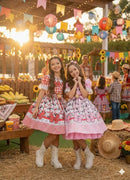 Vestido Junino Tematico Luxo Minnie